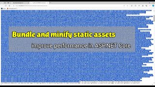 ASP NET Core MVC Ep65 Bundler amp Minifier [upl. by Miarzim316]