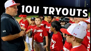 10u Baseball Team Try Outs  Becoming a Redhawk [upl. by Armmat298]