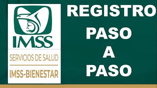 Como Registrarse a IMSSBIENESTAR 2024 l Obtén tu credencial PASO A PASO [upl. by Scribner965]