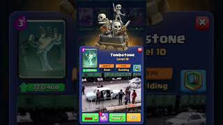 Tombstone🔥🔥🔥 clashroyale fypシ゚viral supercell memes [upl. by Gerick]