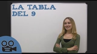 Aprender la tabla de multiplicar del 9 [upl. by Lekim]