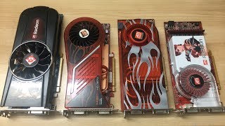 My old ATI Graphics Card Collection [upl. by Ennairoc647]