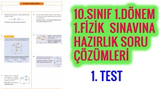 Yazılıya Hazırlık Elektrik ve Manyetizma 1 test [upl. by Tompkins]