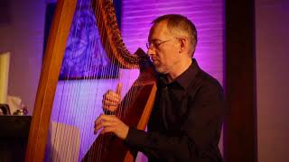 An Dro Improvisation on Celtic Harp live in Hamburg [upl. by Coyle512]