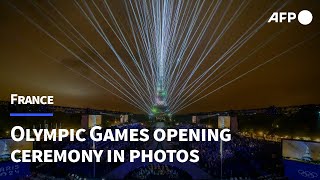 The opening ceremony of the Paris 2024 Olympic Games in photos  AFP [upl. by Peisch]