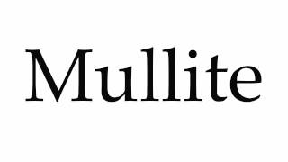 How to Pronounce Mullite [upl. by Gerger]