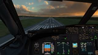 Aterrizaje Edimburgo PMDG 738 Microsoft Flight Simulator 2020 [upl. by Ingham]