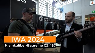 IWA 2024 CZ ergänzt die beliebte KleinkaliberBaureihe CZ 457 durch die RepetiererModelle [upl. by Nabila]