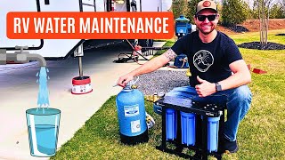 Best RV WATER FILTER amp RV Water Heater Maintenance Clearsource Ultra RV Water System DailyLife [upl. by Warchaw]