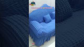 Sofa cover customer review video now order 01944668086 [upl. by Yelhsa]