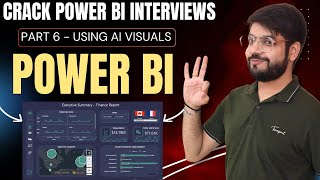 Power BI AI Visuals Power BI Finance Reporting Project  Part 6 [upl. by Ynafetse]