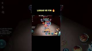 Yin VS Lukas 🔥 mlbb mobilelegends [upl. by Etan899]