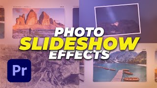 3 Photo Slideshow Effects in Adobe Premiere Pro Beginner to Pro [upl. by Nage]