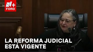 Presidenta de la SCJN Norma Piña desecha controversia contra la Reforma Judicial  Las Noticias [upl. by Edwyna515]