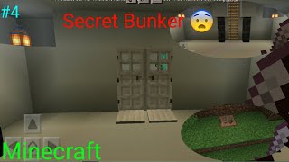 I Build a Secret Bunker 😱  Red 555 minecraft gaming games [upl. by Ikairik783]