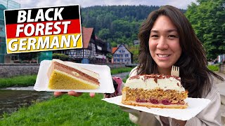 GERMAN FOOD BLACK FOREST TOUR Delicious Ham Local Cake amp German Towns [upl. by Maybelle]