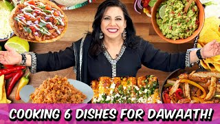 Women Special Dawath Cooking 6 Dishes Preparing and Deciding Cookware for Mexican Party VLOG  RKK [upl. by Jesher]