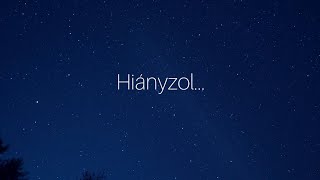 MECKS  HIÁNYZOL OFFICIAL LYRIC VIDEO [upl. by Sutsuj]