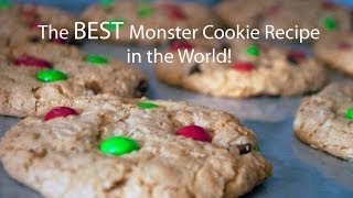 The BEST Monster Cookie Recipe in the World [upl. by Yelrehs]