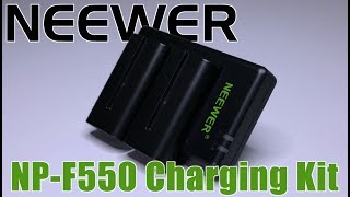 Neewer NPF550 Battery Charger Set [upl. by Aeli]