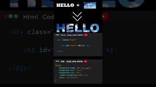 Text Making using HTML and CSS 😍 Add image to text textmasking codinghacks htmlcss csstutorial [upl. by Arayt]