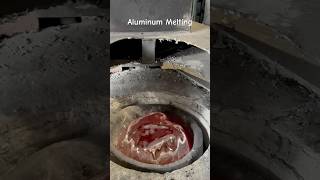 Melting Aluminum Into Gutter Hanger rain gutters gutter diygutters shorts youtubeshorts [upl. by Rehotsirhc]