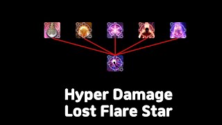 Zadnor Hyper Damage Lost Flare Star  FFXIV [upl. by Ibrik]