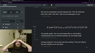 Islamophobe reads Surah 36 The God of Gullibility [upl. by Casi659]