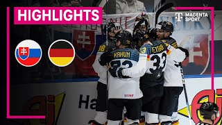 Slowakei  Deutschland IIHF EishockeyWM  MAGENTA SPORT [upl. by Alard316]