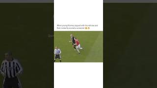 When young Rooney argued with the referee and then instantly scored a screamer 🤯🔥 [upl. by Remot]