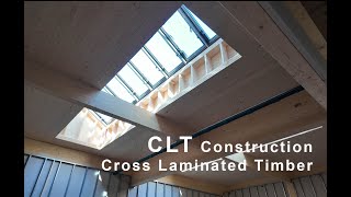 CLT ConstructionCross Laminated Timber [upl. by Larimor592]