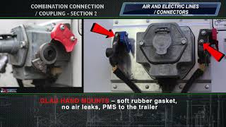 CDL Pretrip inspection  COMBINATION CONNECTION COUPLING [upl. by Riamo]