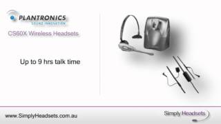 Plantronics CS60X DECT Wireless Video Overview [upl. by Neelia]