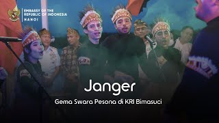 Janger oleh Gema Swara Pesona di KRI Bimasuci [upl. by Capello122]