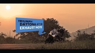 Triumph Daytona 675R Arrow Exhaust Note  PowerDrift [upl. by Pomcroy259]