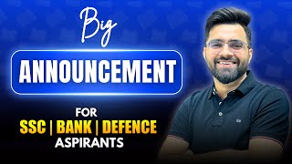 🔥 Big Surprise for SSC BANK DEFENCE Aspirants  Tarun Grover [upl. by Sadoff671]