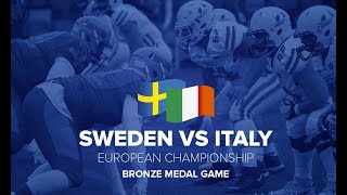 SWEDEN vs ITALY  2023 IFAF European Championship  Bronze Medal Game [upl. by Ayom]