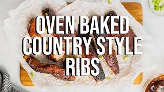 Oven Baked Country Style Pork Ribs [upl. by Powel]