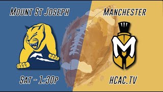 Mt St Joseph  Manchester HCAC DIII College Football [upl. by Ylra]