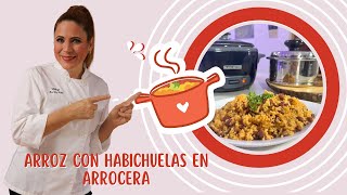 Arroz con Habichuela en la arrocera [upl. by Aillil]