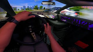 I TOOK MY NISSAN S13 TO THE MOST POPULAR DRIFT TRACK  ASSETTO CORSA CSL DD TRIPLE MONITOR SETUP [upl. by Apfelstadt754]