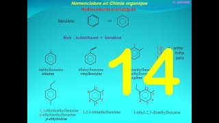 14chimie organique SMC  SMP  S3  Nomenclature les hydrocarbures aromatiques [upl. by Sairahcaz]