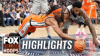 Syracuse Orange vs Georgetown Hoyas Highlights  CBB on FOX [upl. by Hsitirb]