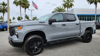 2024 Chevrolet Silverado Trail Boss Custom quotSlate Gray Metallicquot en Español [upl. by Lad]