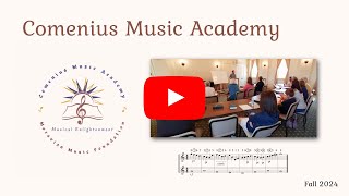 Comenius Music Academy Music Classes by the Moravian Music Foundation 1024 update [upl. by Arbba]