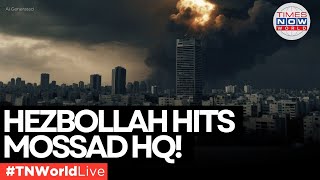 Iran War Live  Hezbollah Claims Breaching Israel’s Iron Dome to Attack Mossad’s HQ in Tel Aviv [upl. by Mireille]