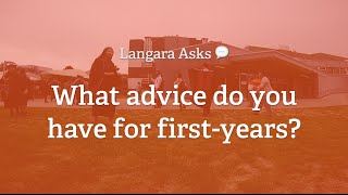 Langara Asks 💬 – What advice do you have for firstyears [upl. by Alodi]