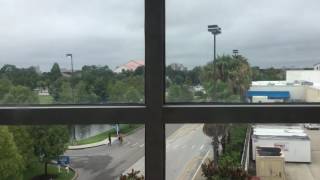 2017 Retake Schindler HT Hydraulic Scenic Elevator At The Orlando Premium Outlets Parking Garage [upl. by Eahc]