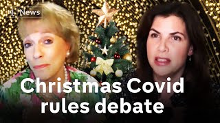 Kirstie Allsopp and Esther Rantzen clash over household mixing at Christmas [upl. by Hayse595]