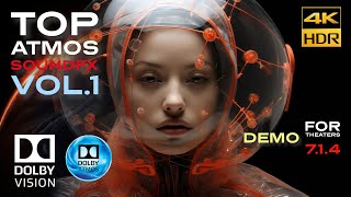 DOLBY ATMOS quotTOP ATMOS FX VOL1quot 4KHDR Demo for Theaters amp Soundbars in DV Download Available [upl. by Broadbent]